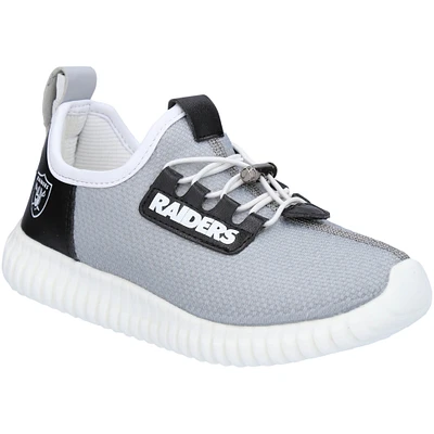 Youth Las Vegas Raiders Low Top Light-Up Shoes