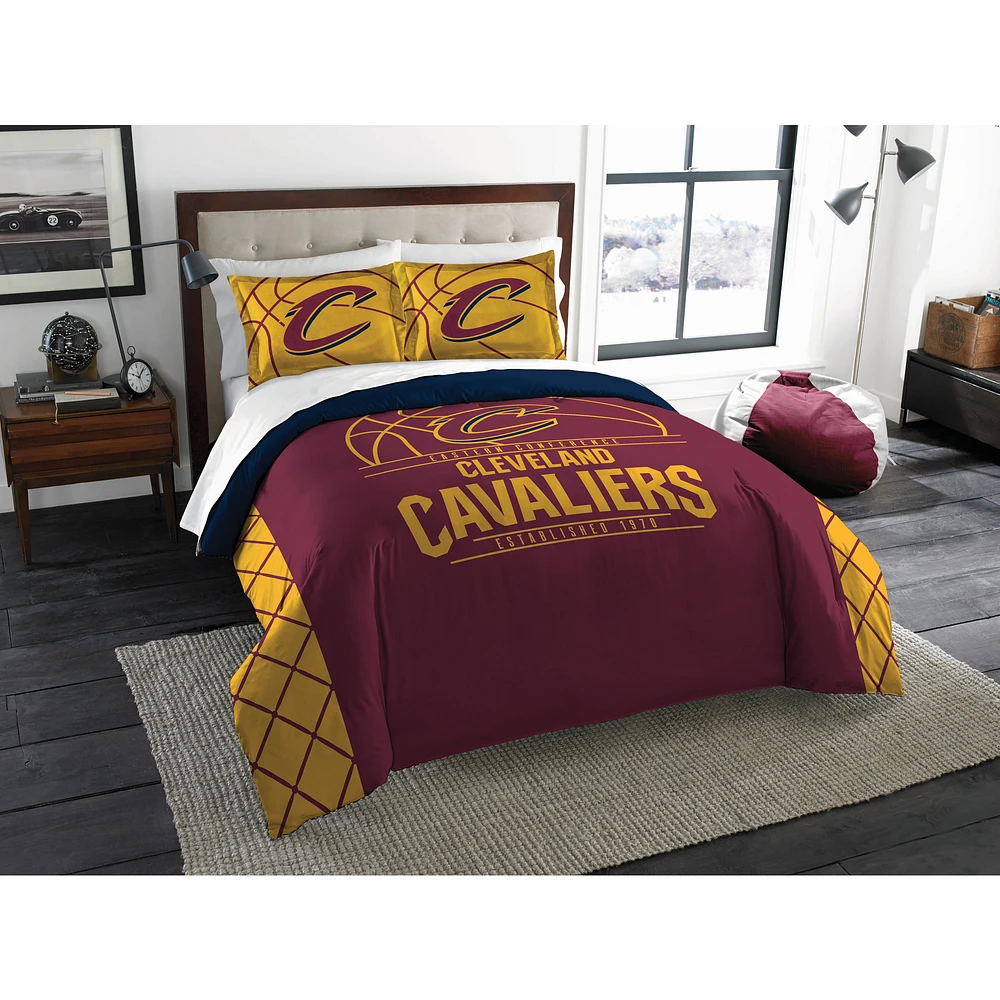 The Northwest Company Cleveland Cavaliers Reverse Slam King Comforter and Sham Set