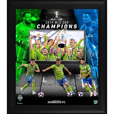 Seattle Sounders FC Framed 15" x 17" FC 2019 MLS Cup Champions Collage