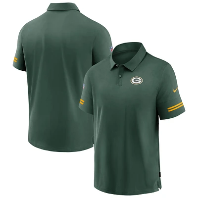 Men's Nike Green Bay Packers Logo Sideline Elite Performance Polo