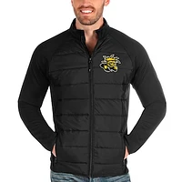 Men's Antigua Black Wichita State Shockers Altitude Full-Zip Jacket
