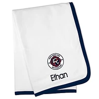Infant White New England Revolution Personalized Blanket