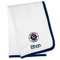 Infant White New England Revolution Personalized Blanket