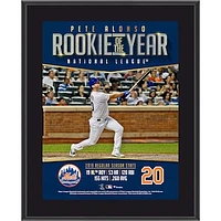 Pete Alonso New York Mets 10.5" x 13" 2019 NL Rookie of the Year Sublimated Plaque
