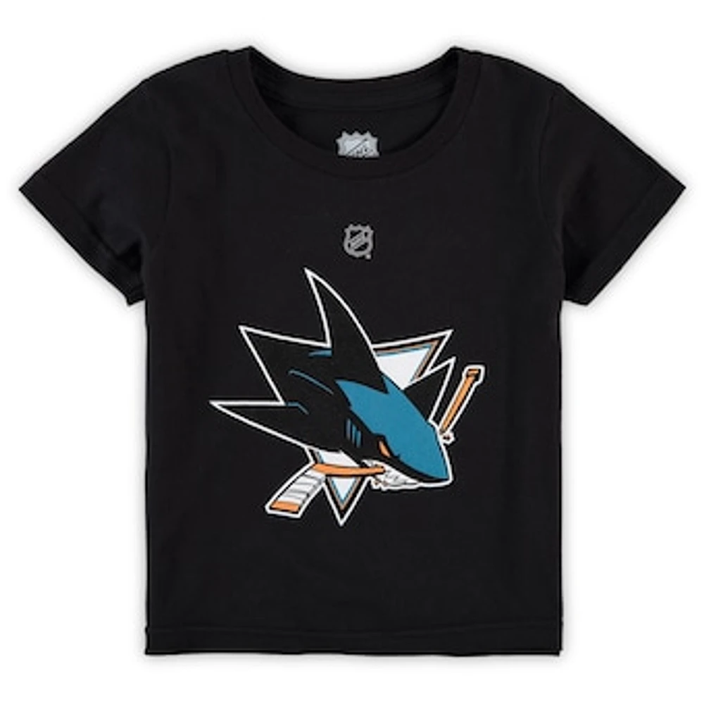 Toddler Black San Jose Sharks Primary Logo T-Shirt