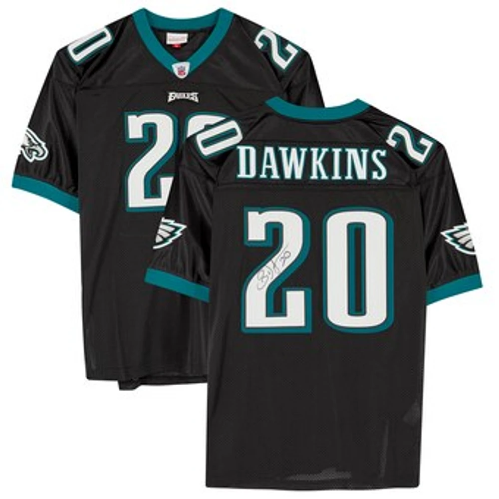 Brian Dawkins Philadelphia Eagles Autographed Mitchell & Ness Black Authentic Jersey