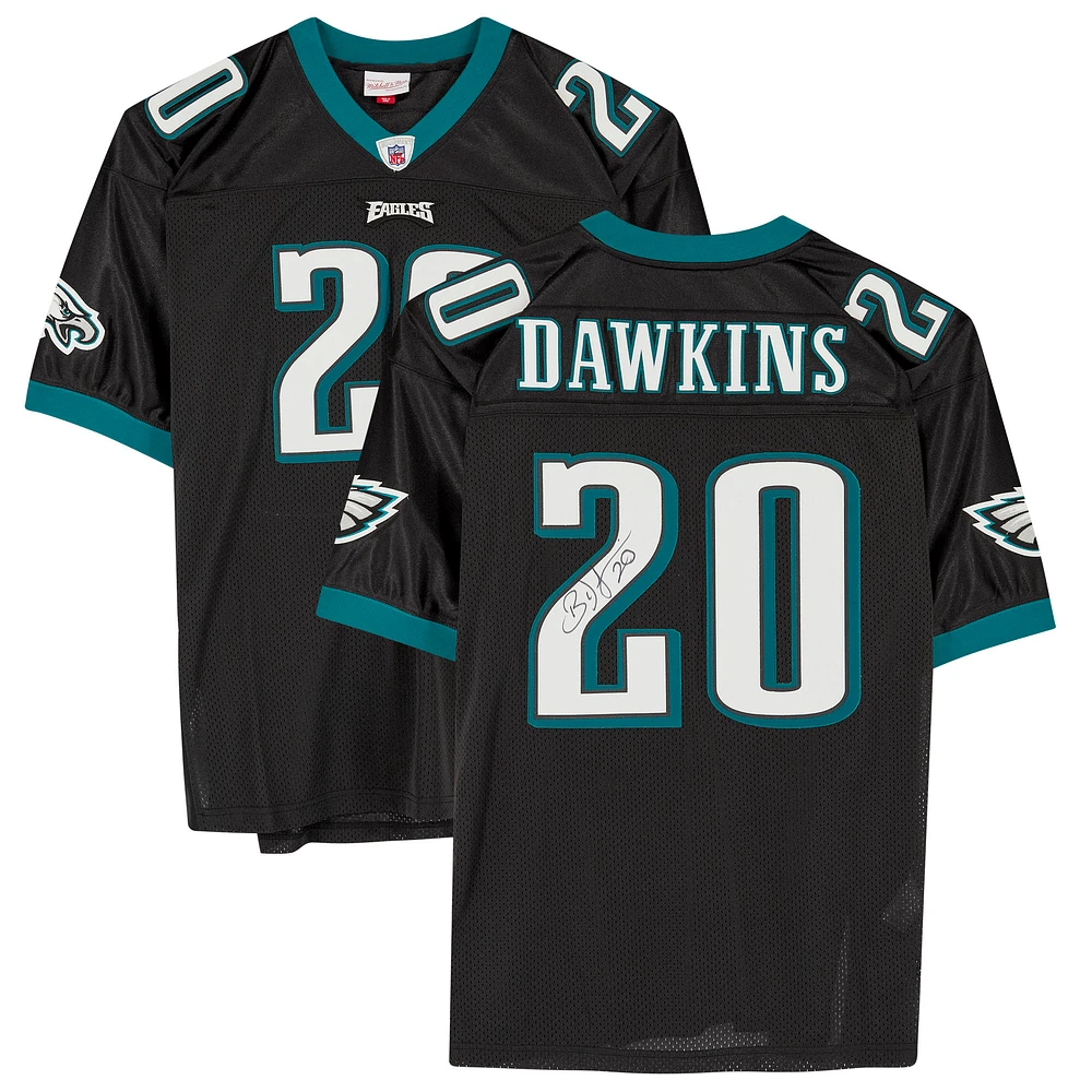 Brian Dawkins Philadelphia Eagles Autographed Mitchell & Ness Black Authentic Jersey