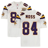 Randy Moss Minnesota Vikings Autographed Mitchell & Ness White Authentic Jersey