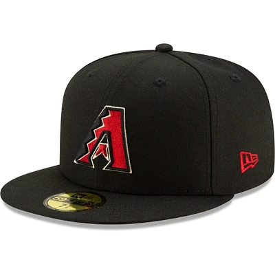 Men's New Era Arizona Diamondbacks Black On-Field Authentic Collection 59FIFTY Fitted Hat