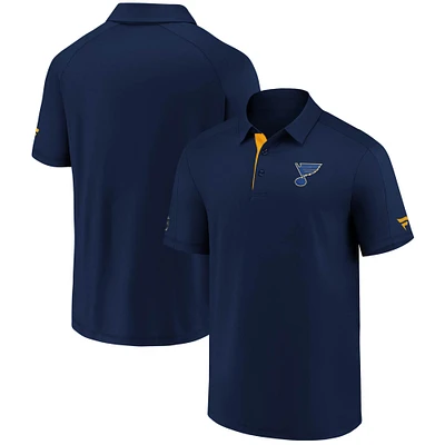 Men's Fanatics Navy St. Louis Blues Authentic Pro Locker Room Polo