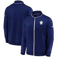 Men's Fanatics Blue Toronto Maple Leafs Authentic Pro Locker Room Full-Zip Jacket