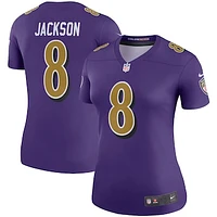 Women's Nike Lamar Jackson Baltimore Ravens Alternate Legend Player Performance Top