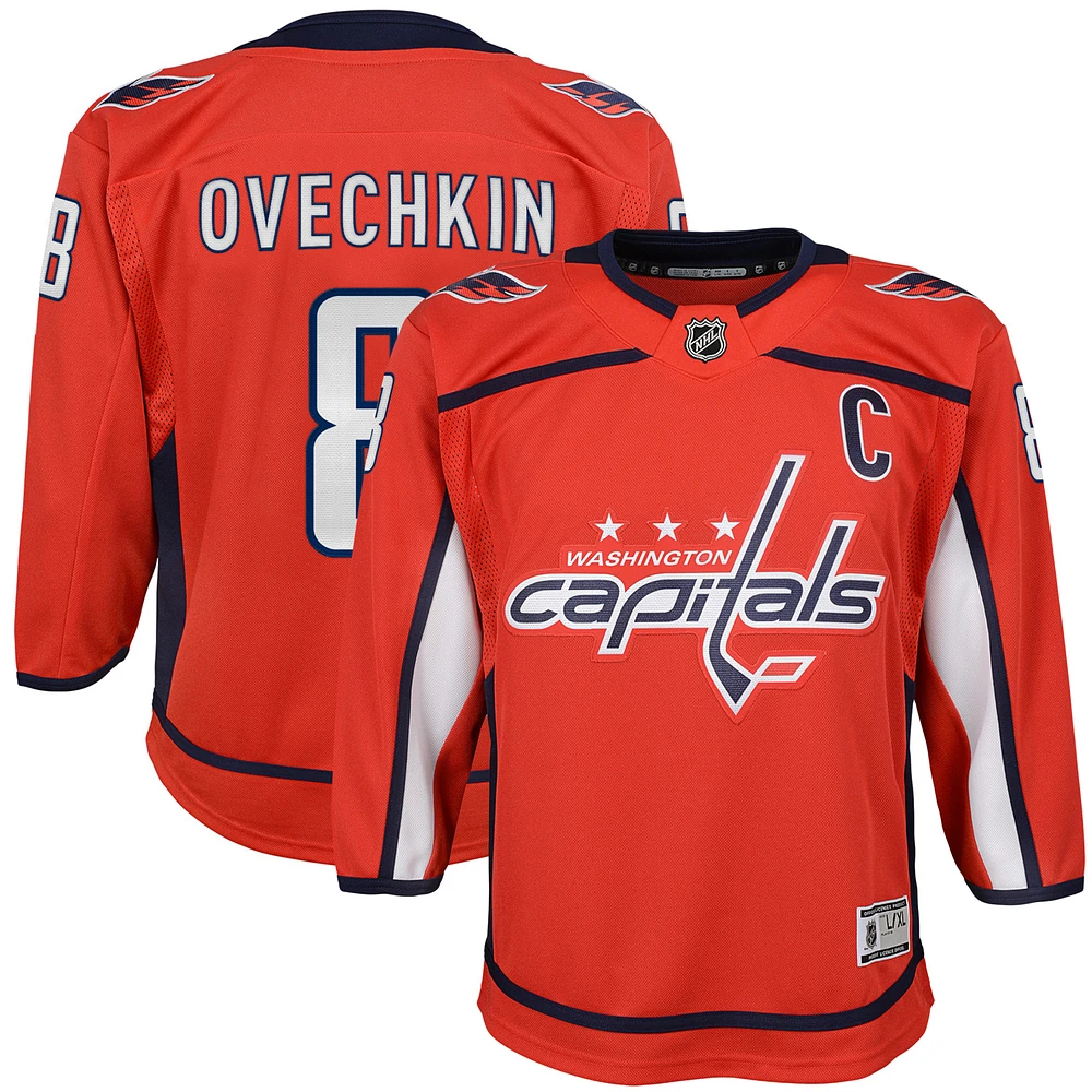 Youth Alexander Ovechkin Red Washington Capitals Home Premier Player - Jersey