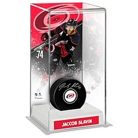 Jaccob Slavin Carolina Hurricanes Deluxe Tall Hockey Puck Case