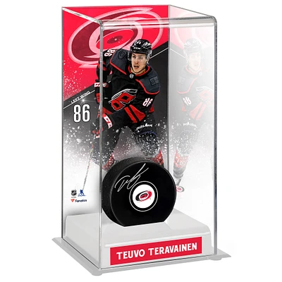 Teuvo Teravainen Carolina Hurricanes Deluxe Tall Hockey Puck Case