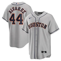 Men's Nike Yordan Álvarez Gray Houston Astros Road Replica Player Jersey