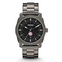 Fossil Alabama Crimson Tide Machine Smoke Stainless Steel Watch