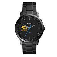 Men's Fossil Iowa Hawkeyes The Minimalist Slim Stainless Steel Watch