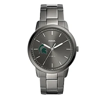Men's Fossil Michigan State Spartans The Minimalist Three-Hand Smoke Watch