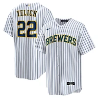 Men's Nike Christian Yelich Milwaukee Brewers Alternate Replica Player Jersey