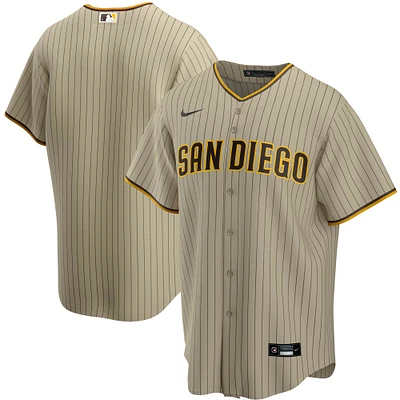 Men's Nike Tan San Diego Padres Alternate Replica Team Jersey