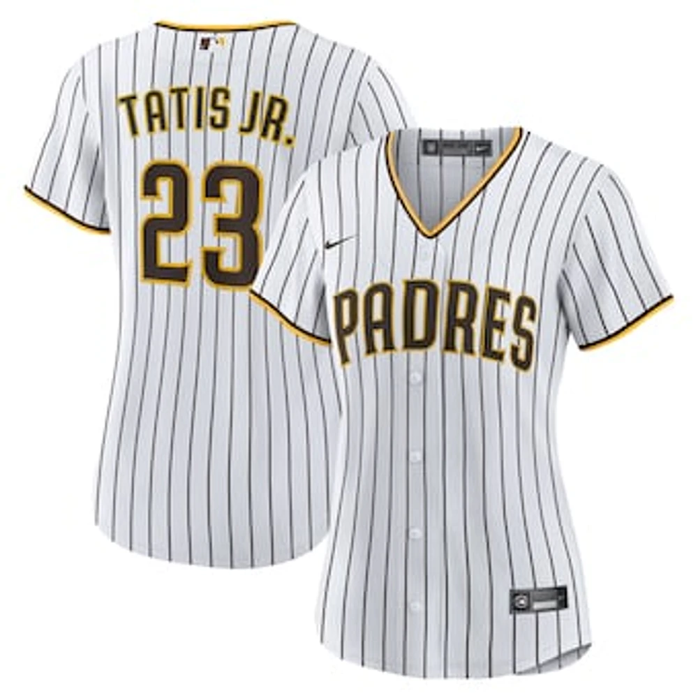 Women's Nike Fernando Tatís Jr. White/Brown San Diego Padres Home Replica Player Jersey