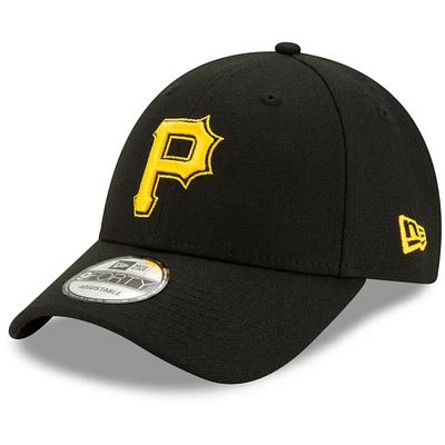 Men's New Era Black Pittsburgh Pirates Alternate 2 The League 9FORTY Adjustable Hat