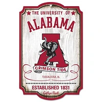 WinCraft Alabama Crimson Tide 11'' x 17'' Team Wood Sign