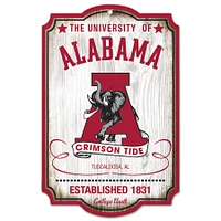 WinCraft Alabama Crimson Tide 11'' x 17'' Team Wood Sign