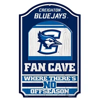 WinCraft Creighton Bluejays 11'' x 17'' Team Fan Cave Sign