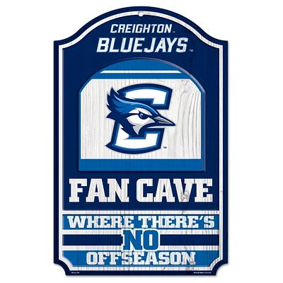WinCraft Creighton Bluejays 11'' x 17'' Team Fan Cave Sign