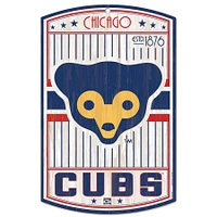WinCraft Chicago Cubs 11'' x 17'' Cooperstown Wood Sign