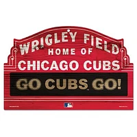 WinCraft Chicago Cubs 11'' x 17'' Wrigley Field Wood Sign
