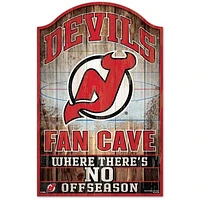 WinCraft New Jersey Devils 11'' x 17'' Fan Cave Wood Sign