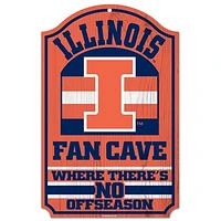 WinCraft Illinois Fighting Illini 11'' x 17'' Team Fan Cave Sign