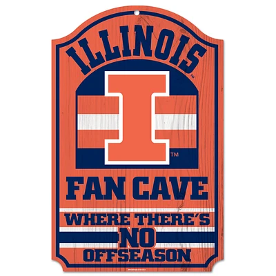 WinCraft Illinois Fighting Illini 11'' x 17'' Team Fan Cave Sign