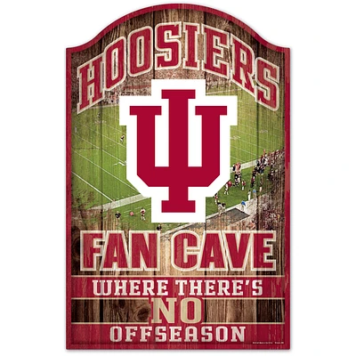 WinCraft Indiana Hoosiers 11'' x 17'' Fan Cave Wood Sign