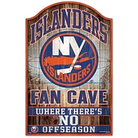 WinCraft New York Islanders 11'' x 17'' Fan Cave Wood Sign