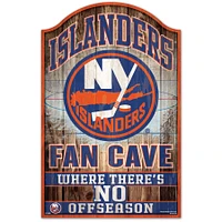 WinCraft New York Islanders 11'' x 17'' Fan Cave Wood Sign