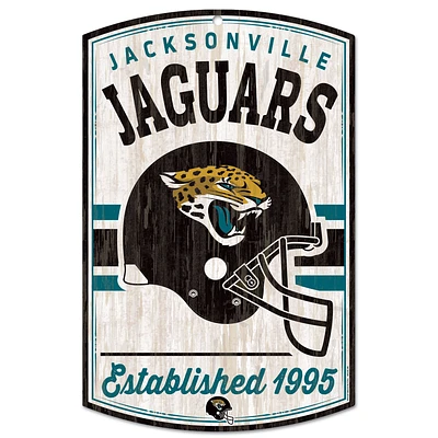 WinCraft Jacksonville Jaguars 11'' x 17'' Retro Wood Sign