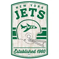 WinCraft New York Jets 11'' x 17'' Retro Wood Sign