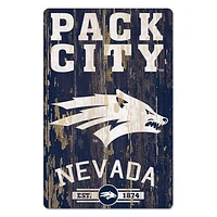 WinCraft Nevada Wolf Pack 11'' x 17'' Slogan Wood Sign