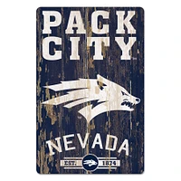 WinCraft Nevada Wolf Pack 11'' x 17'' Slogan Wood Sign