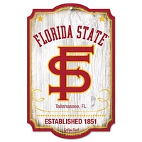 WinCraft Florida State Seminoles 11'' x 17'' Team Wood Sign