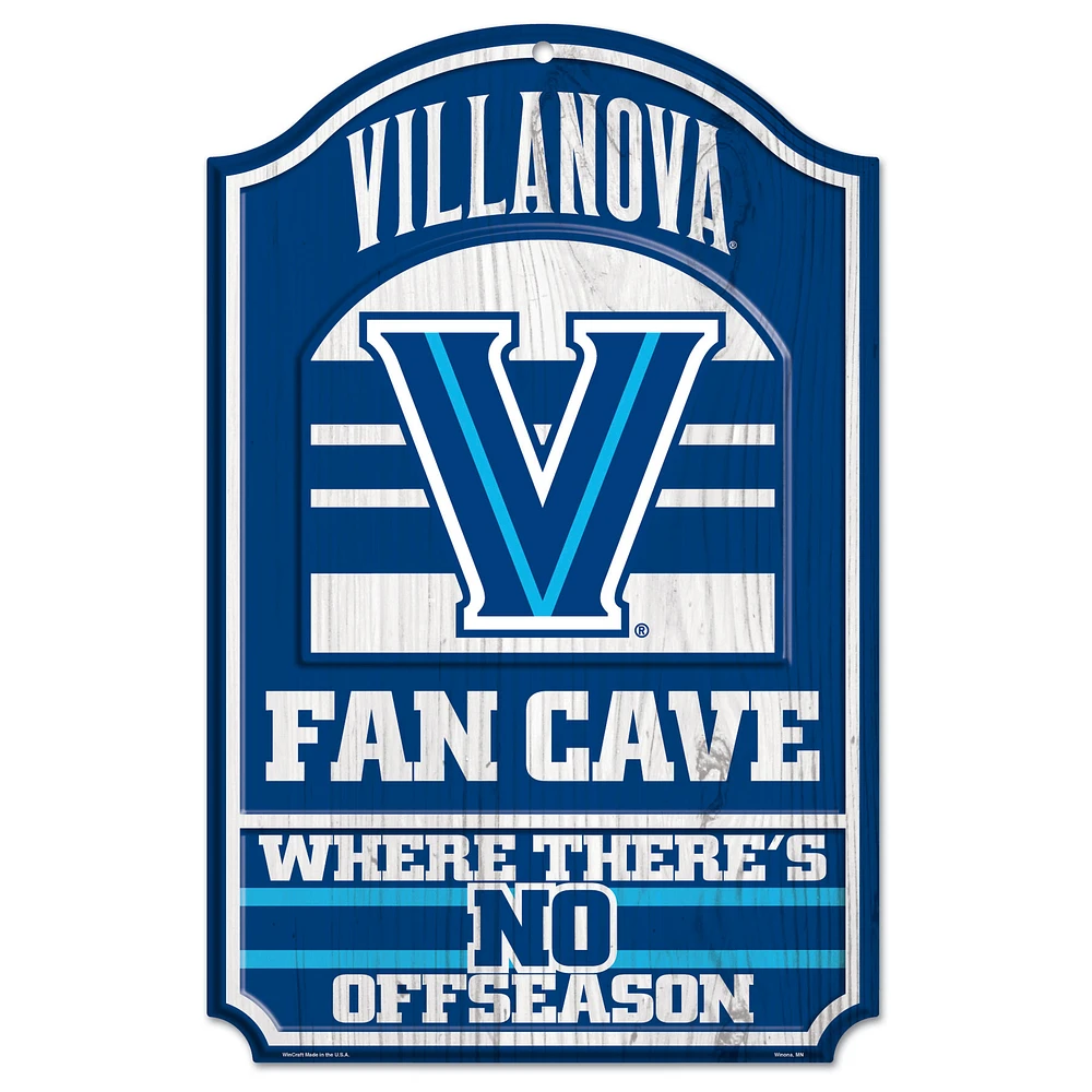 WinCraft Villanova Wildcats 11'' x 17'' Team Fan Cave Sign