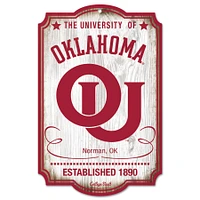 WinCraft Oklahoma Sooners 11'' x 17'' Team Wood Sign