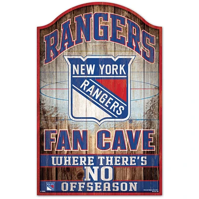 WinCraft New York Rangers 11'' x 17'' Fan Cave Wood Sign