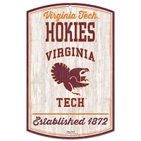 WinCraft Virginia Tech Hokies 11'' x 17'' Team Wood Sign