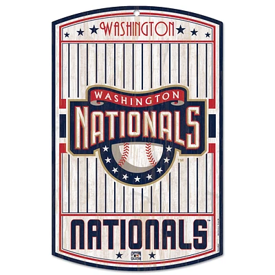 WinCraft Washington Nationals 11'' x 17'' Cooperstown Wood Sign