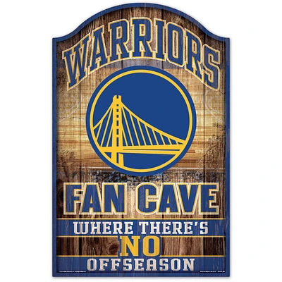 WinCraft Golden State Warriors 11'' x 17'' Fan Cave Wood Sign